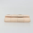 BOTTEGA VENETA MAXI INTRECCIATO Cassette Wallet Leather Beige Gold Auth bs36262-7