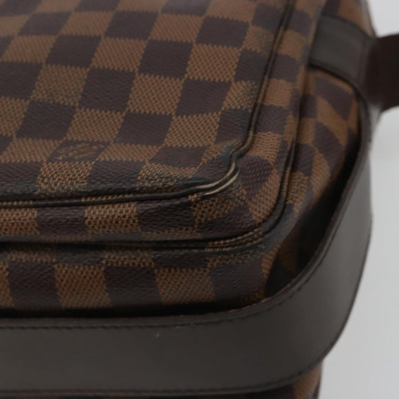 LOUIS VUITTON Damier Ebene Naviglio Shoulder Bag N45255 LV Auth bs36264A