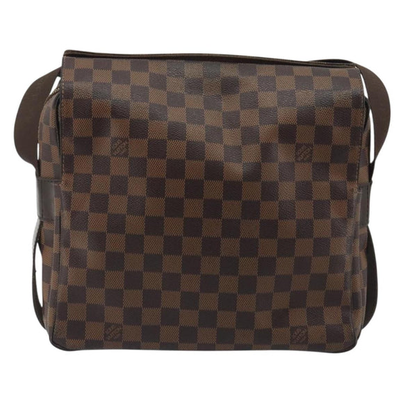 LOUIS VUITTON Damier Ebene Naviglio Shoulder Bag N45255 LV Auth bs36264A