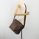 LOUIS VUITTON Damier Ebene Naviglio Shoulder Bag N45255 LV Auth bs36264A-24