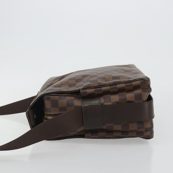 LOUIS VUITTON Damier Ebene Naviglio Shoulder Bag N45255 LV Auth bs36264A