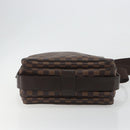 LOUIS VUITTON Damier Ebene Naviglio Shoulder Bag N45255 LV Auth bs36264A-5