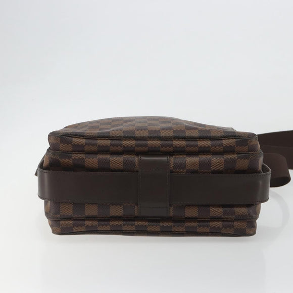LOUIS VUITTON Damier Ebene Naviglio Shoulder Bag N45255 LV Auth bs36264A