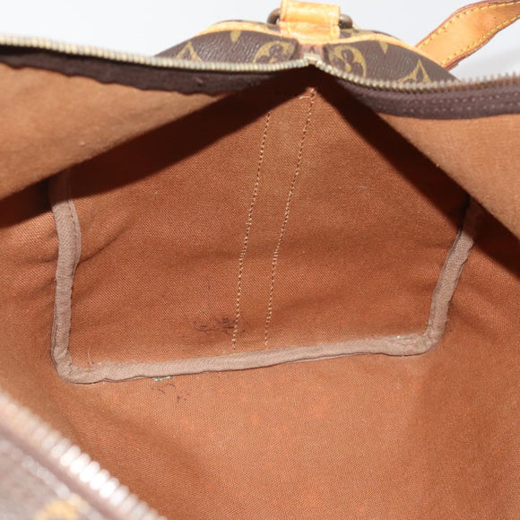 LOUIS VUITTON Monogram Keepall Bandouliere 50 Boston Bag M41416 LV Auth bs36266