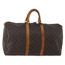 LOUIS VUITTON Monogram Keepall 50 Boston Bag M41426 LV Auth bs36267-1