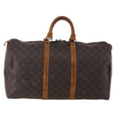 LOUIS VUITTON Monogram Keepall 50 Boston Bag M41426 LV Auth bs36267-2