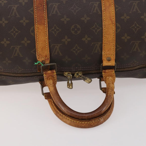 LOUIS VUITTON Monogram Keepall 50 Boston Bag M41426 LV Auth bs36267