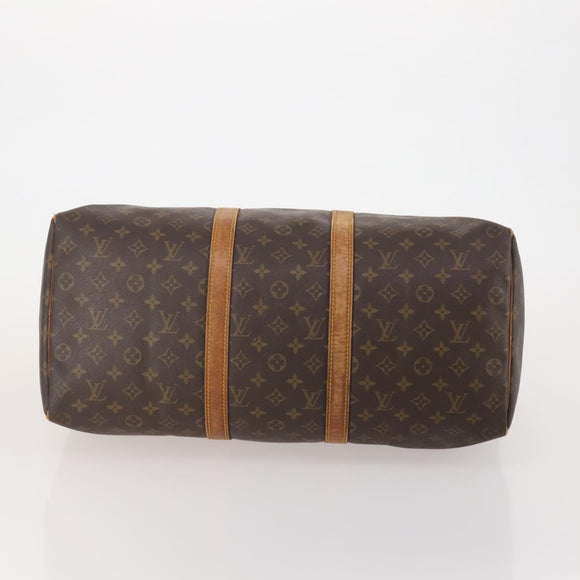 LOUIS VUITTON Monogram Keepall 50 Boston Bag M41426 LV Auth bs36267