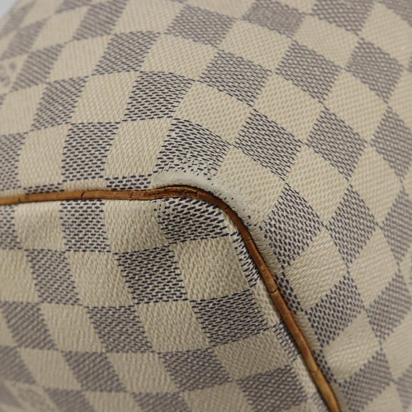 LOUIS VUITTON Damier Azur Speedy 25 Hand Bag N41534 LV Auth bs36269