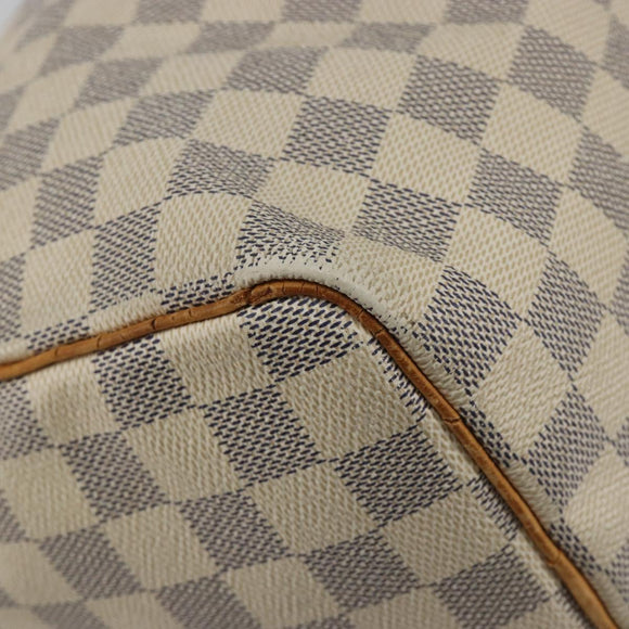 LOUIS VUITTON Damier Azur Speedy 25 Hand Bag N41534 LV Auth bs36269