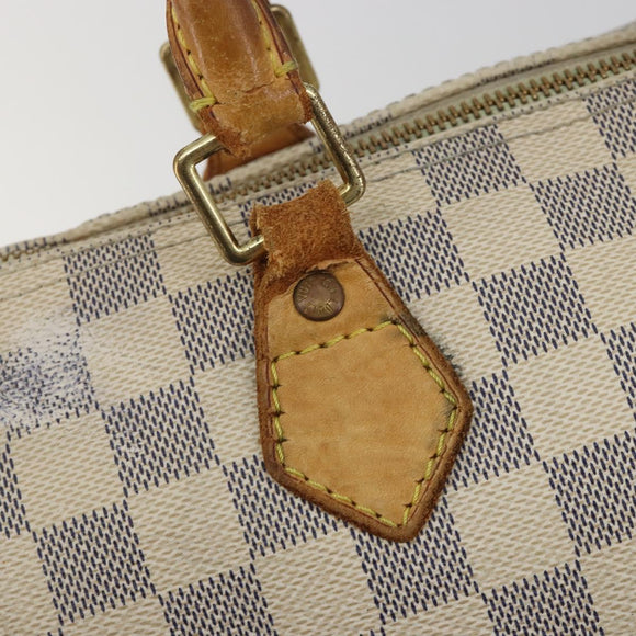 LOUIS VUITTON Damier Azur Speedy 25 Hand Bag N41534 LV Auth bs36269