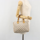 LOUIS VUITTON Damier Azur Speedy 25 Hand Bag N41534 LV Auth bs36269-23