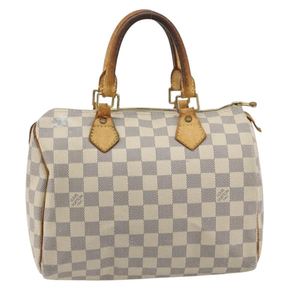 LOUIS VUITTON Damier Azur Speedy 25 Hand Bag N41534 LV Auth bs36269