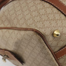 CELINE Macadam Canvas Hand Bag PVC Beige Gold Auth bs36271-11