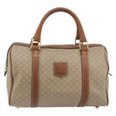 CELINE Macadam Canvas Hand Bag PVC Beige Gold Auth bs36271-2