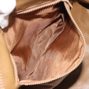CELINE Macadam Canvas Hand Bag PVC Beige Gold Auth bs36271-22