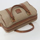 CELINE Macadam Canvas Hand Bag PVC Beige Gold Auth bs36271-6