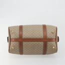 CELINE Macadam Canvas Hand Bag PVC Beige Gold Auth bs36271-9