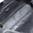 GUCCI Bamboo Shoulder Bag Leather Black Gold 001 2123 1633 Auth bs36272-15