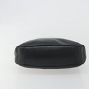 GUCCI Bamboo Shoulder Bag Leather Black Gold 001 2123 1633 Auth bs36272-9
