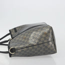 GUCCI GG Crystal Tote Bag Coated Canvas Navy Gold 197953 Auth bs36273-5