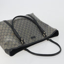 GUCCI GG Crystal Tote Bag Coated Canvas Navy Gold 197953 Auth bs36273-6