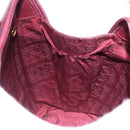 CARTIER Backpack Leather Bordeaux Gold Auth bs36274-23