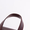 CARTIER Backpack Leather Bordeaux Gold Auth bs36274-14