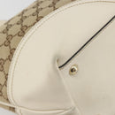 GUCCI GG Canvas Hand Bag Beige Gold 169946 Auth bs36275-13