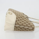 GUCCI GG Canvas Hand Bag Beige Gold 169946 Auth bs36275-4