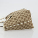 GUCCI GG Canvas Hand Bag Beige Gold 169946 Auth bs36275-5