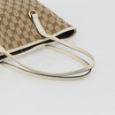GUCCI GG Canvas Hand Bag Beige Gold 169946 Auth bs36275-7