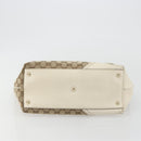 GUCCI GG Canvas Hand Bag Beige Gold 169946 Auth bs36275-9