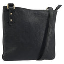 GUCCI GG Canvas Guccissima Bag Leather Outlet Black Gold 239347 Auth bs36276-1