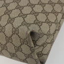 GUCCI GG Supreme Web Sherry Line Tote Bag PVC Beige 39 02 003 Auth bs36280-12