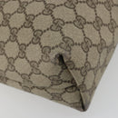 GUCCI GG Supreme Web Sherry Line Tote Bag PVC Beige 39 02 003 Auth bs36280-13