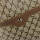 GUCCI GG Supreme Web Sherry Line Tote Bag PVC Beige 39 02 003 Auth bs36280-16
