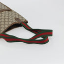 GUCCI GG Supreme Web Sherry Line Tote Bag PVC Beige 39 02 003 Auth bs36280-7