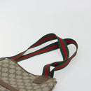 GUCCI GG Supreme Web Sherry Line Tote Bag PVC Beige 39 02 003 Auth bs36280-8