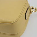 GUCCI Shoulder Bag Leather Ivory Gold 001 115 1515 Auth bs36281-12