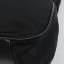 GUCCI Bamboo Hand Bag Nylon Black Silver 001 1998 1577 Auth bs36284-12