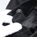 GUCCI Bamboo Hand Bag Nylon Black Silver 001 1998 1577 Auth bs36284-20