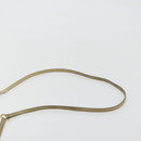 Miu Miu Matelasse Shoulder Bag Leather Beige Gold Auth bs36288-8