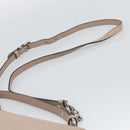 PRADA Hand Bag Safiano Leather 2way Pink Silver Auth bs36289-10