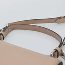 PRADA Hand Bag Safiano Leather 2way Pink Silver Auth bs36289-8