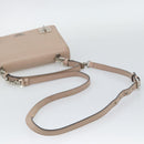 PRADA Hand Bag Safiano Leather 2way Pink Silver Auth bs36289-9