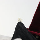 PRADA Hand Bag Velor Red Silver Auth bs36290-21