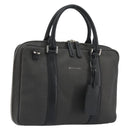 BVLGARI Business Bag PVC Gray Silver Auth bs36291-1