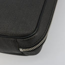 BVLGARI Business Bag PVC Gray Silver Auth bs36291-12