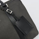 BVLGARI Business Bag PVC Gray Silver Auth bs36291-14